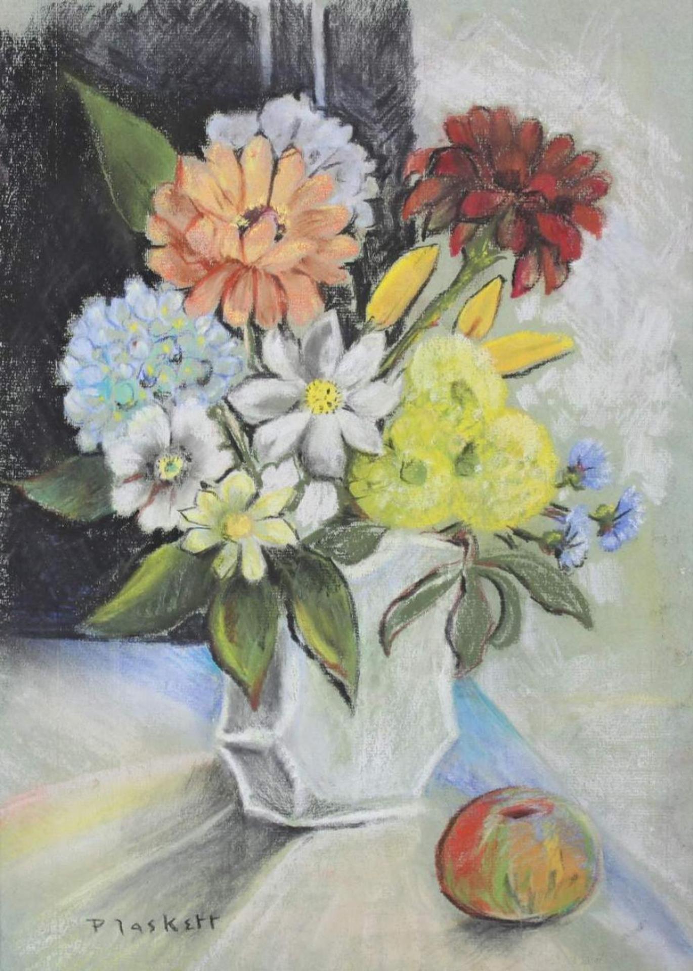 Joseph (Joe) Francis Plaskett (1918-2014) - Still Life - Vase of Flowers