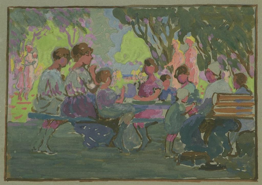 Emily Louise (Orr) Elliott (1867-1952) - Celebration on the Green
