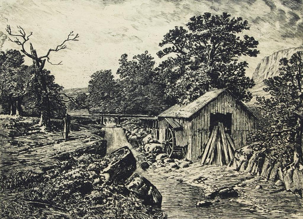 Homer Ransford Watson (1855-1936) - The Pioneer Mill (print created by Tom LaPierre & Frederick Hagan) (1967)