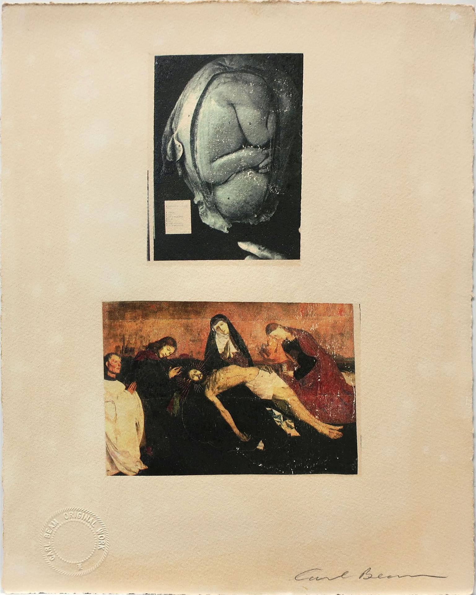 Carl Beam (1943-2005) - Unborn / Death Of Christ