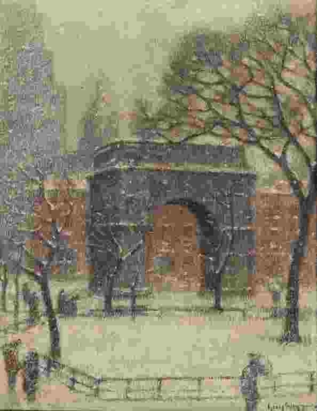 Guy Carleton Wiggins (1883-1962) - The Washington Arch, Winter (1934)