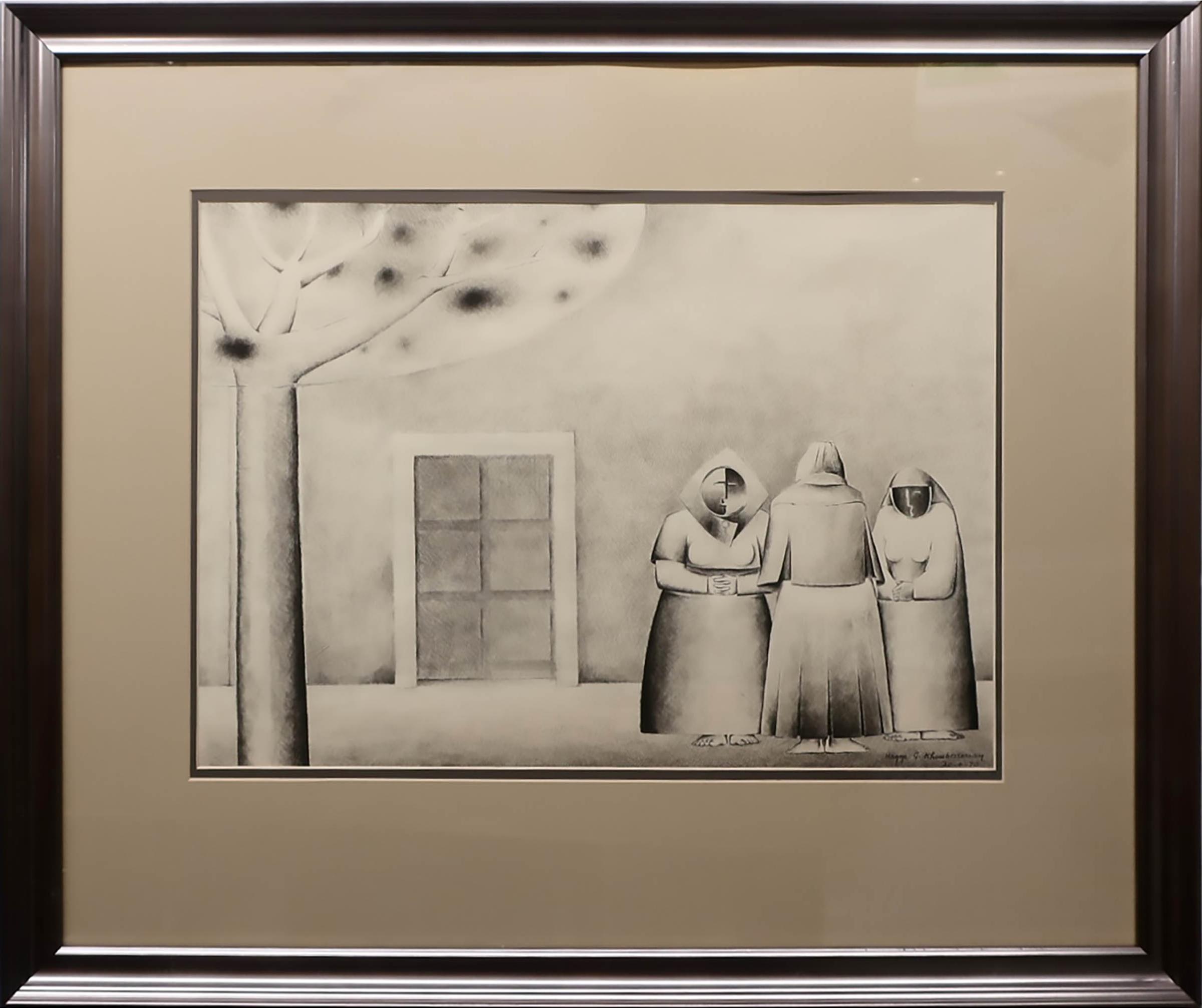Hagop Khoubesserian (1931-2019) - Untitled (Street Gossip)