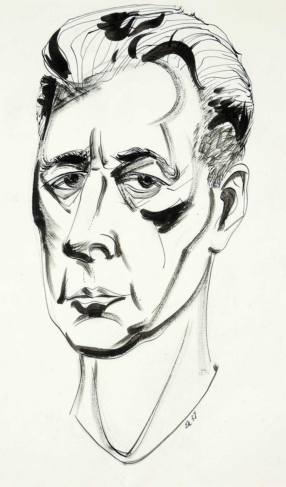 Donald Frederick Price Neddeau (1913-1998) - Portrait of the Artist
