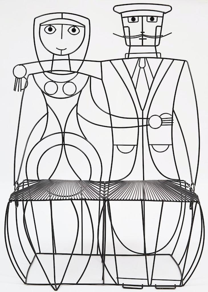 John Risley (1919-2001) - Woman and Man Bench