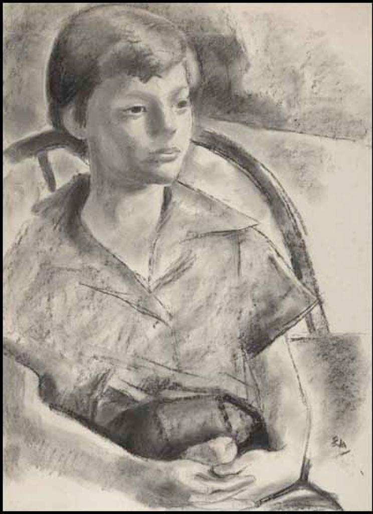 Edwin Headley Holgate (1892-1977) - Portrait of Trixi