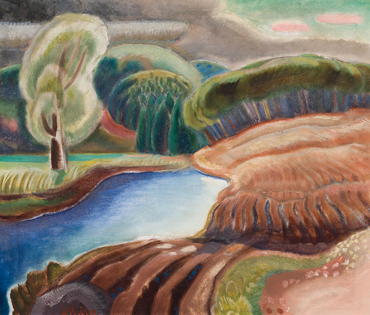 Andre Charles Bieler (1896-1989) - Wet Earth