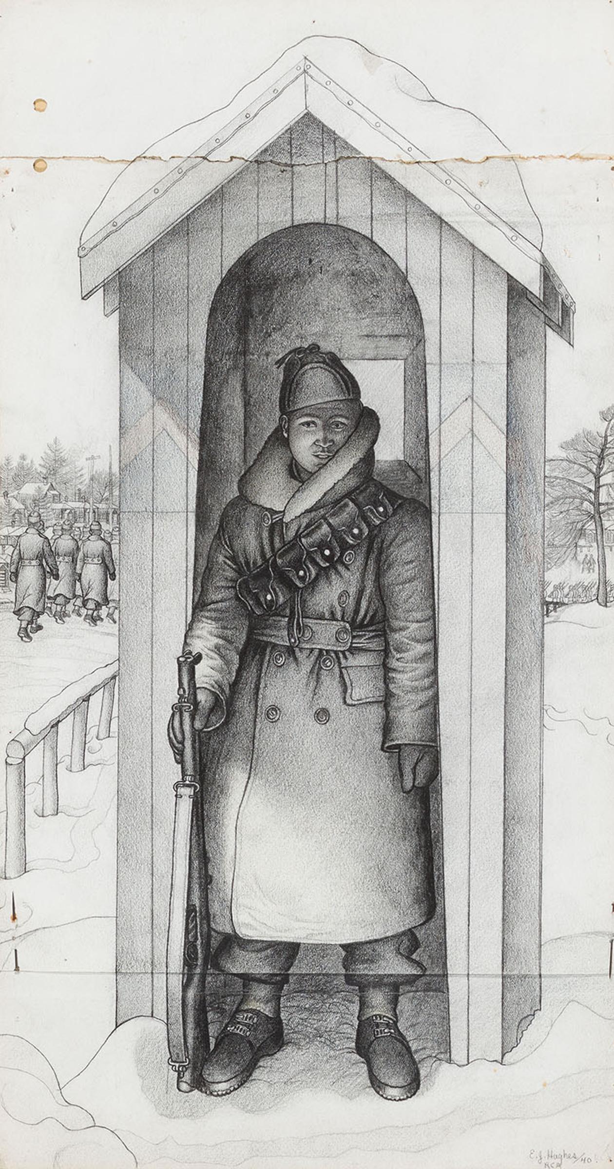 Edward John (E. J.) Hughes (1913-2007) - Sentry