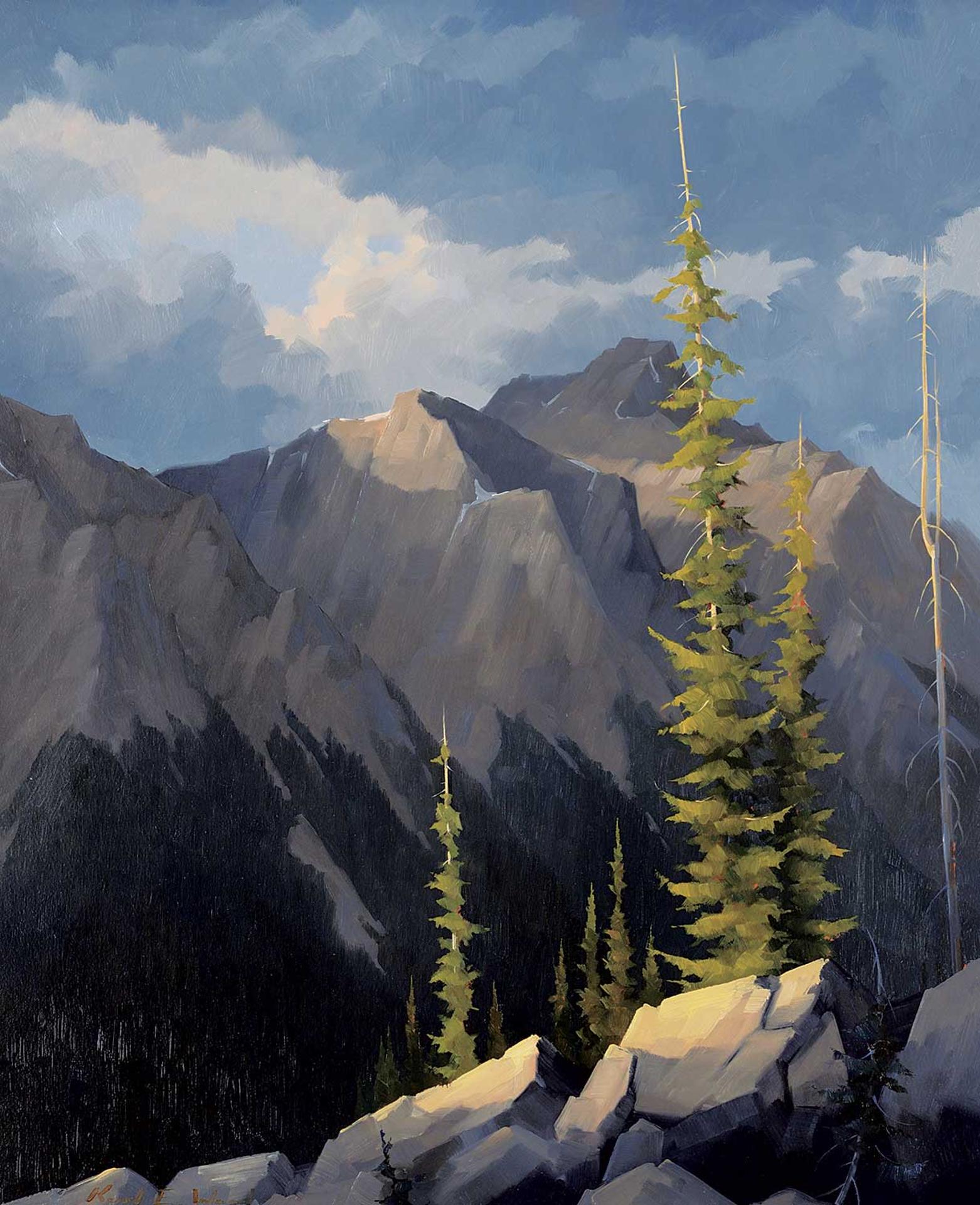 Karl E. Wood (1944-1990) - After the Storm - Mt. Revelstoke