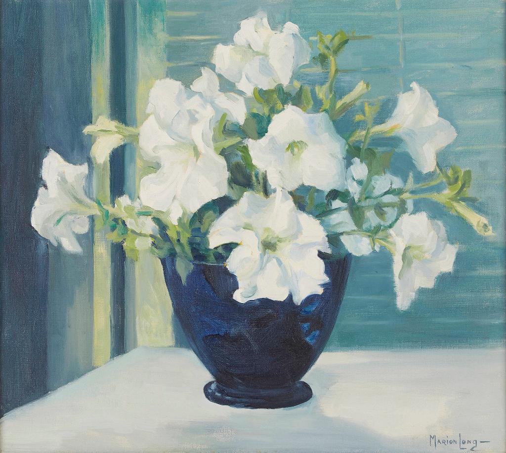 Marion Long (1882-1970) - White Petunias