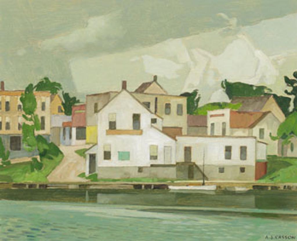 Alfred Joseph (A.J.) Casson (1898-1992) - Waterfront, Little Current