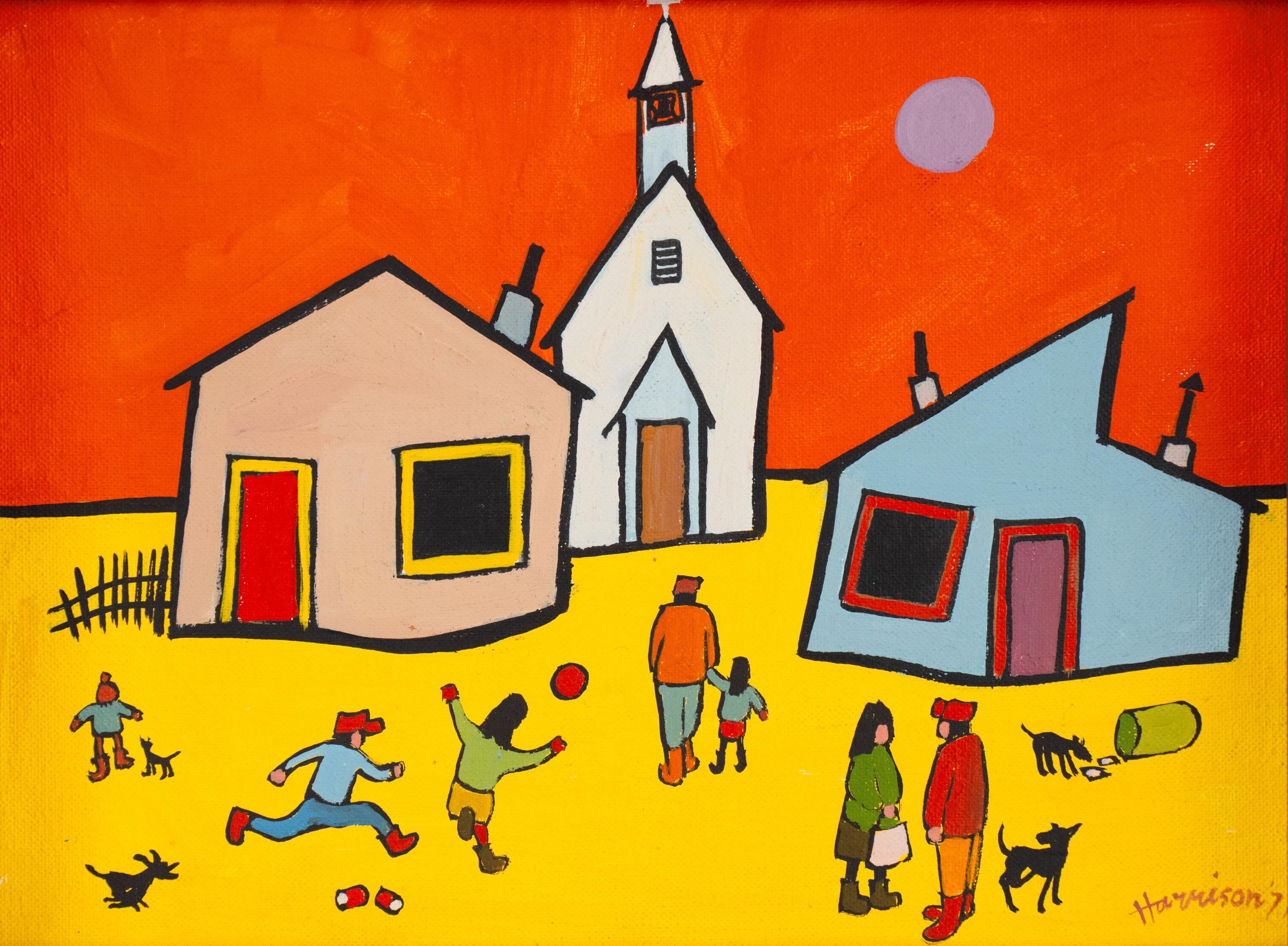 Ted Harrison (1926-2015) - Untitled