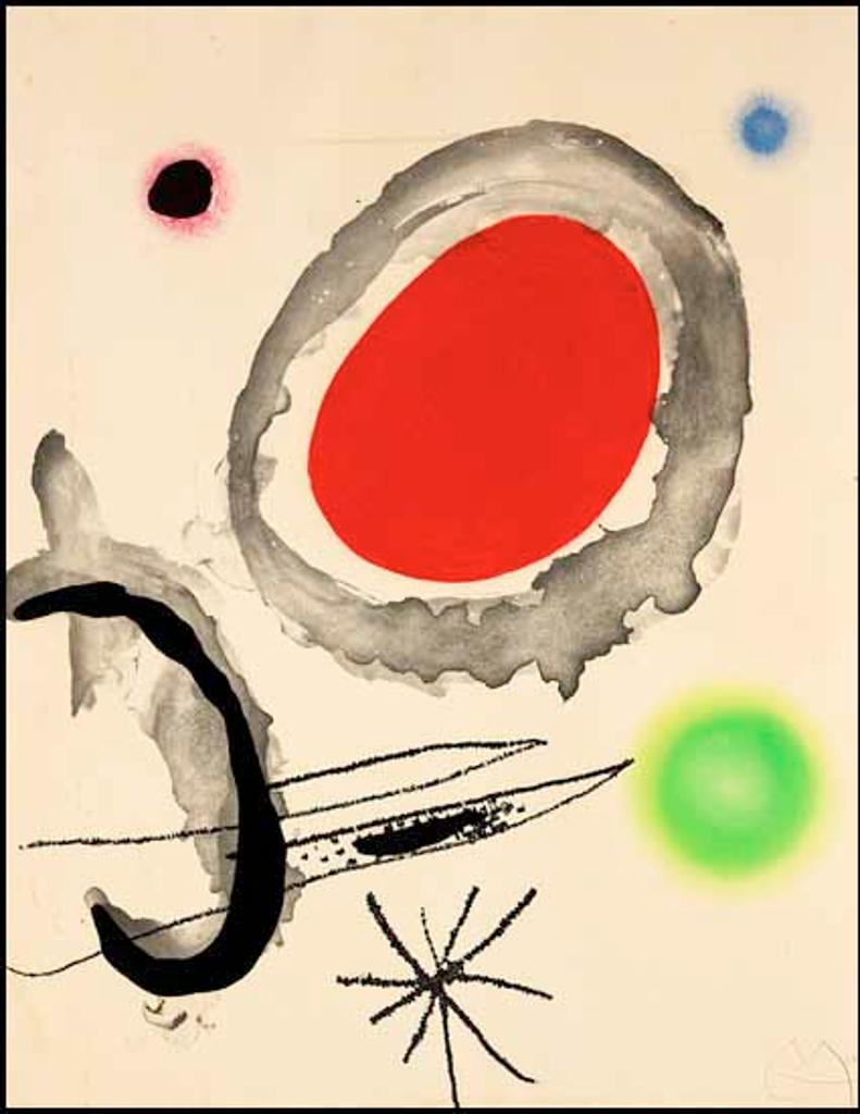 Joan Miró (1893-1983) - L'oiseau entre deux astres
