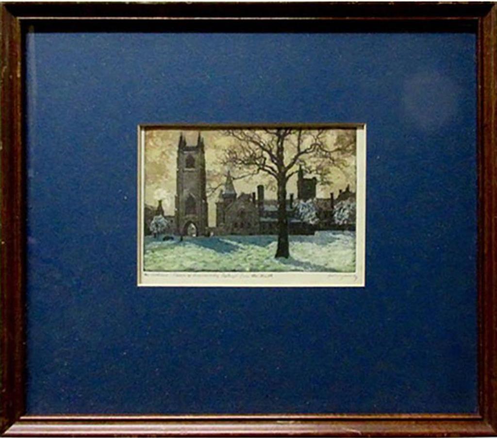 Nicholas Hornyansky (1896-1965) - The Soldiers’ Tower & University College From The North