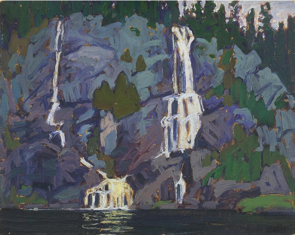 Lawren Stewart Harris (1885-1970) - Water Falls, Agawa Canyon