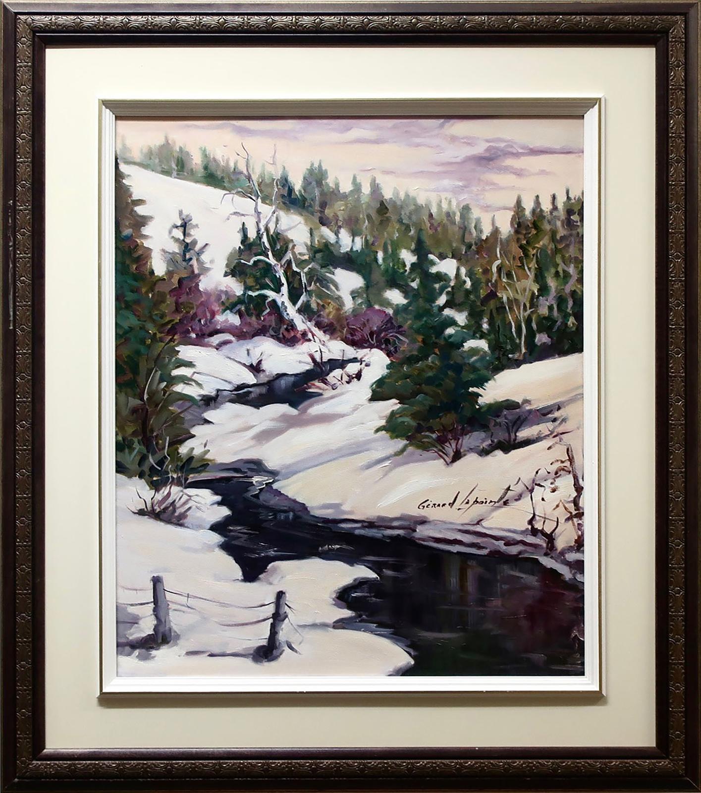 Gérard Lapointe - Untitled (Winter Creek Study)