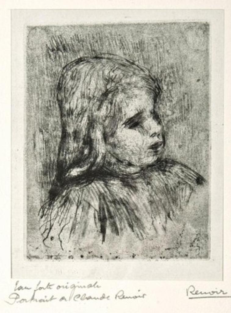 Pierre-Auguste Renoir (1841-1919) - Soft ground print, titled & inscribed