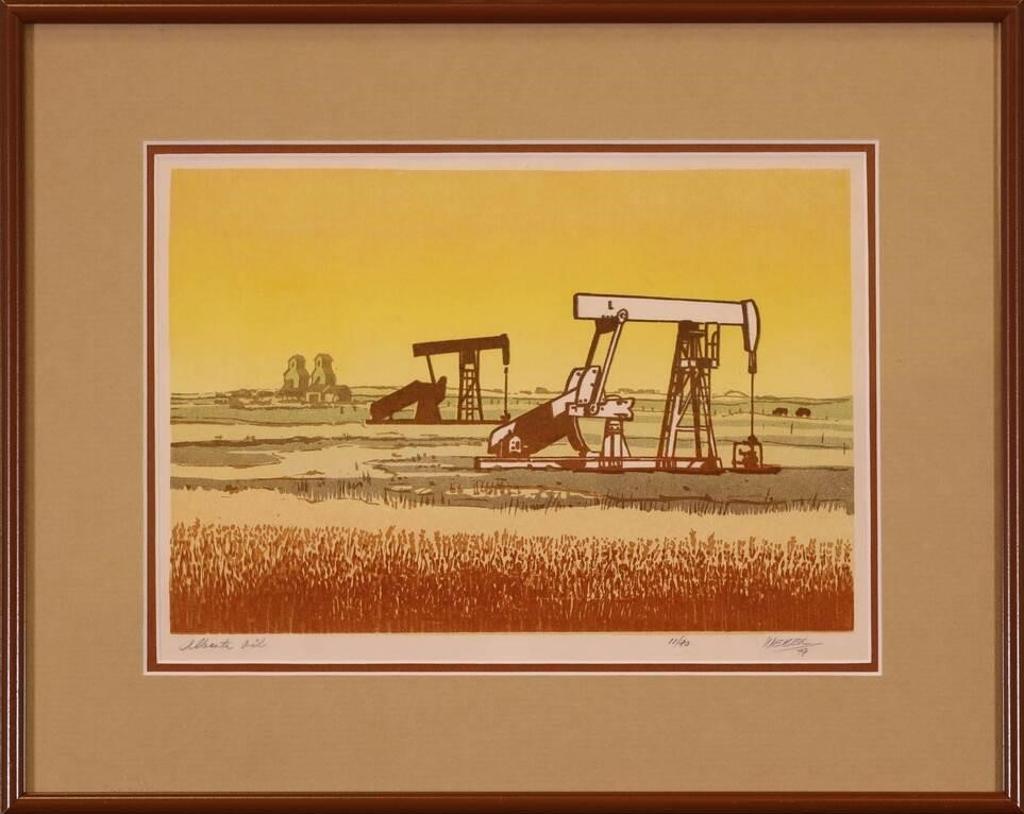George Weber (1907-2002) - Alberta Oil; 1979; ed. #11/90