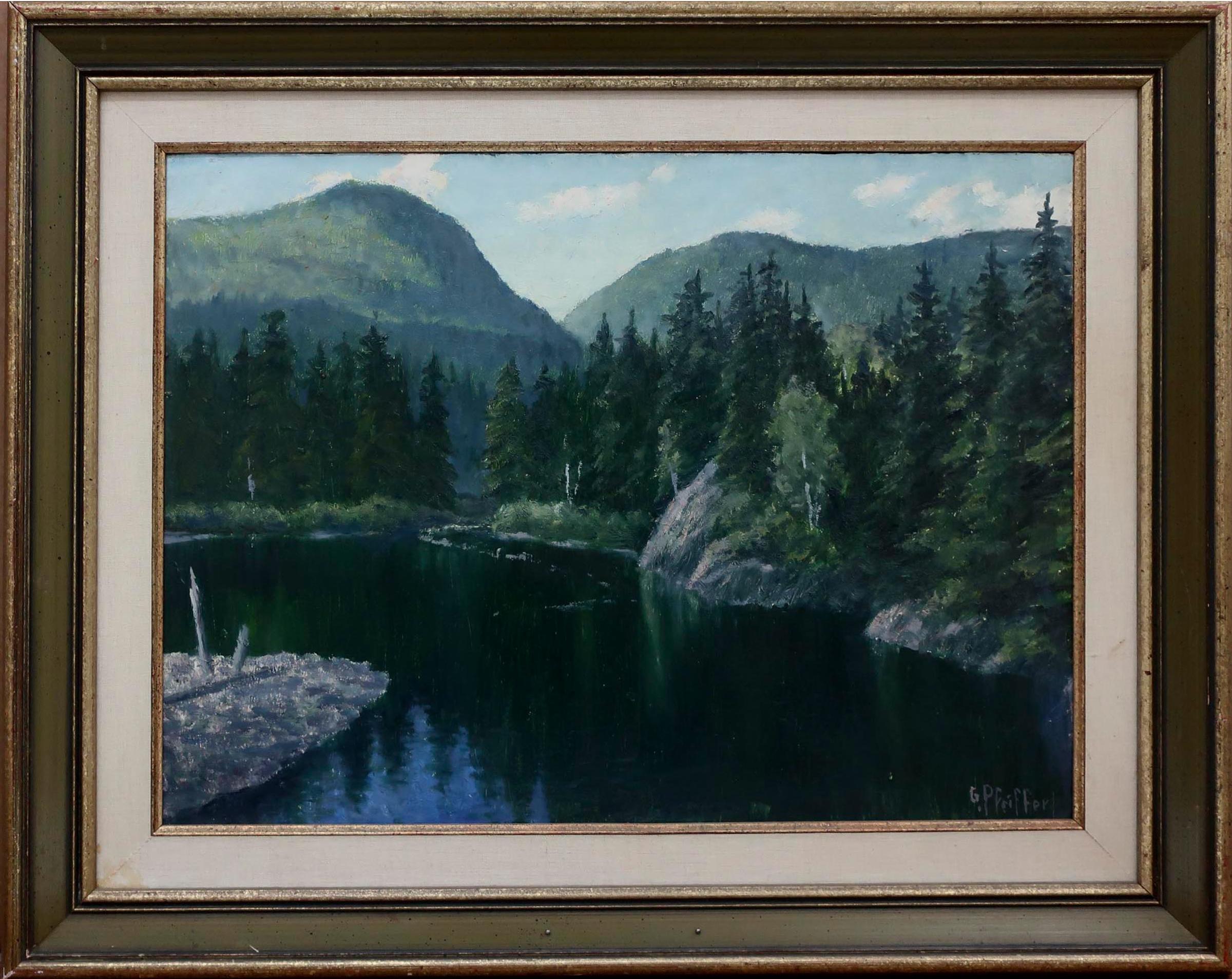 Gordon Edward Pfeiffer (1899-1983) - Dark Green Lake