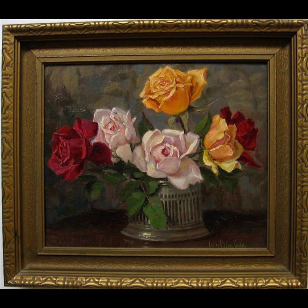 Leslie Victor Smith (1880-1952) - Still Life - Roses