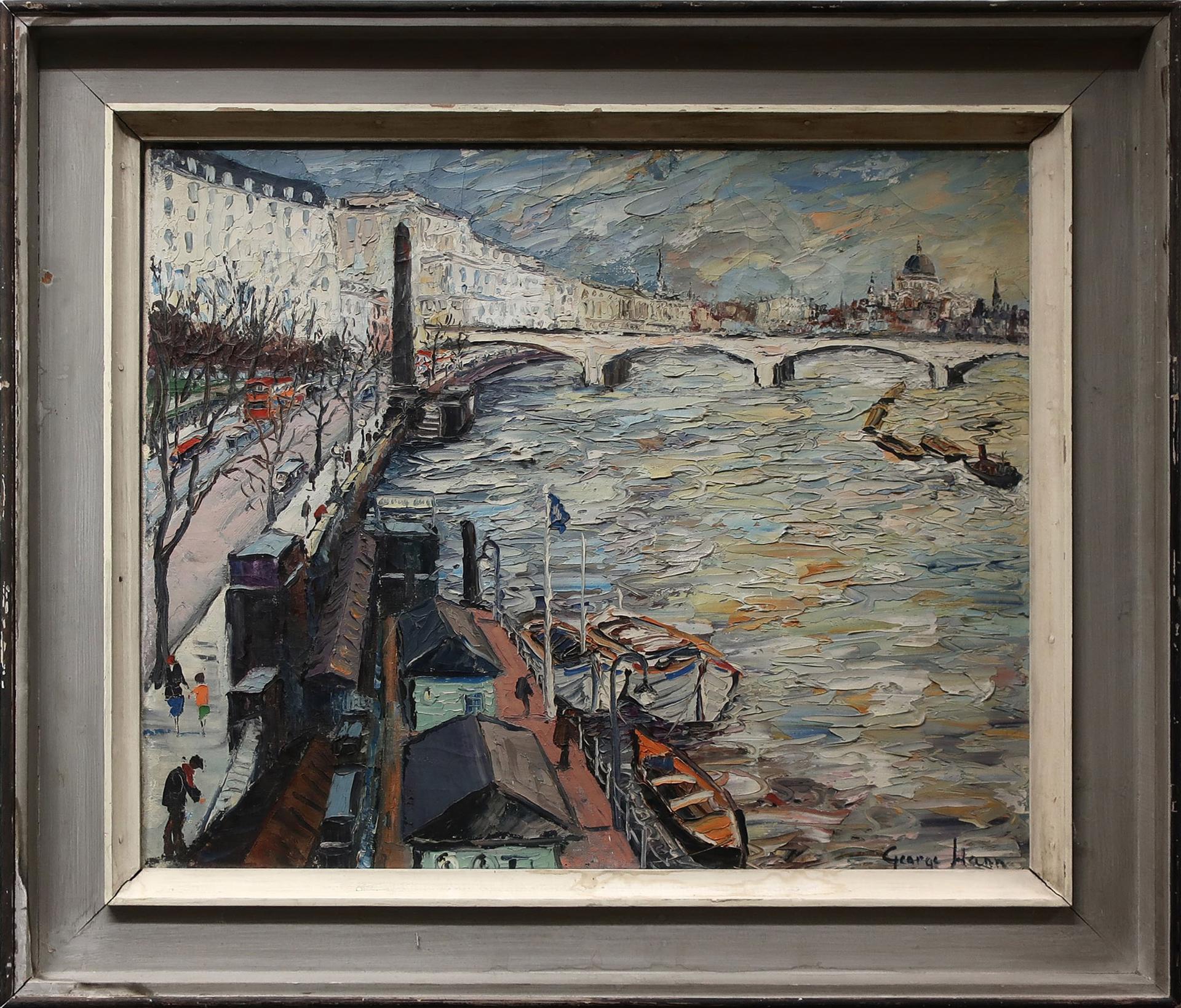 George Hann - The Seine River, Paris