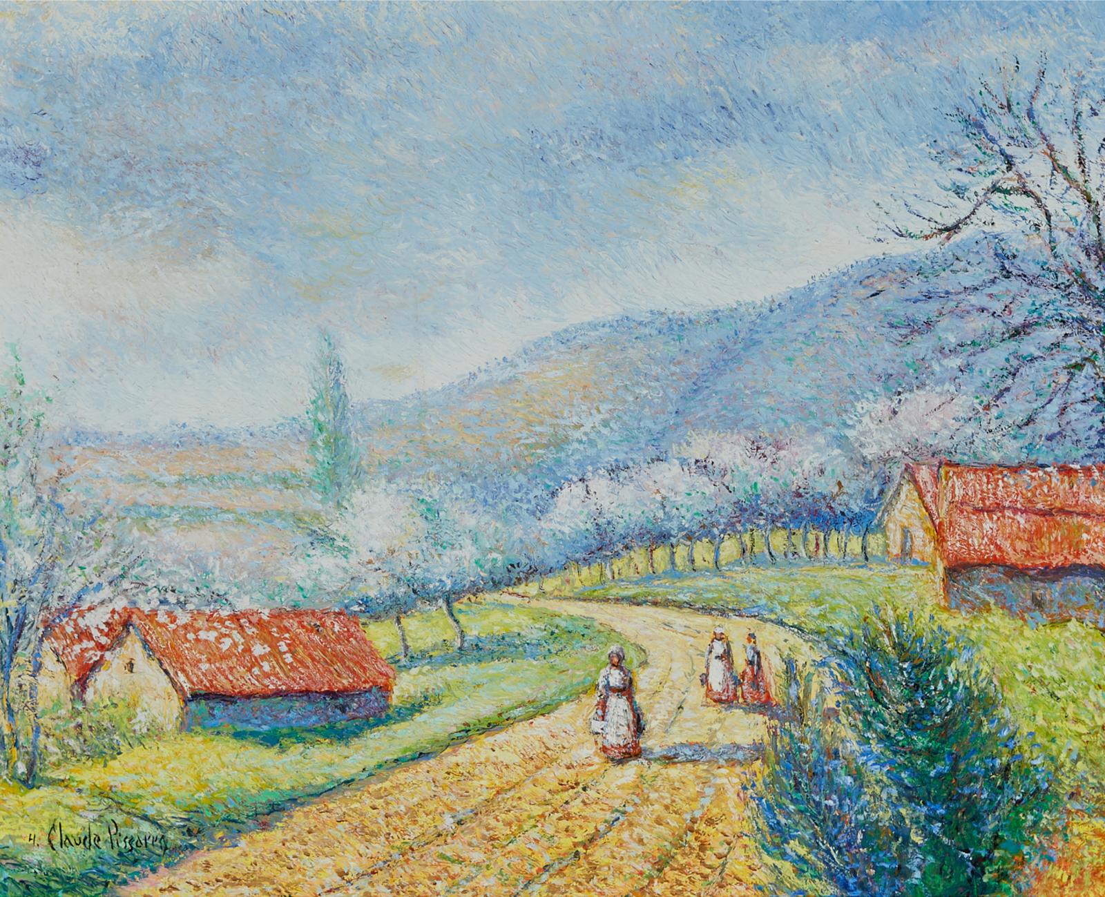 Hugues Claude Pissarro (1935) - Le Chemin Du Pain-De-Sucre, Normandie