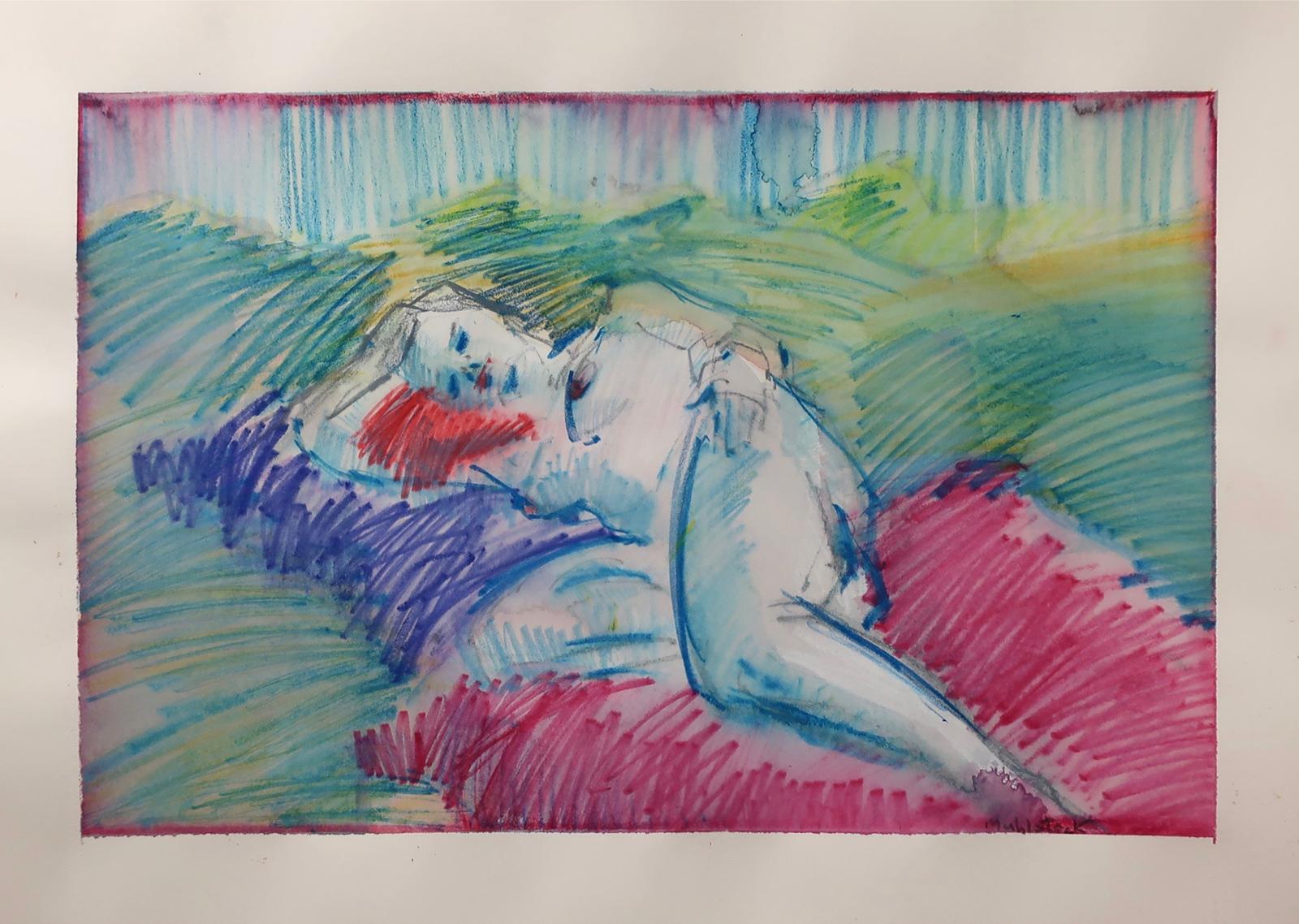 Louis Muhlstock (1904-2001) - Sleeping Nude