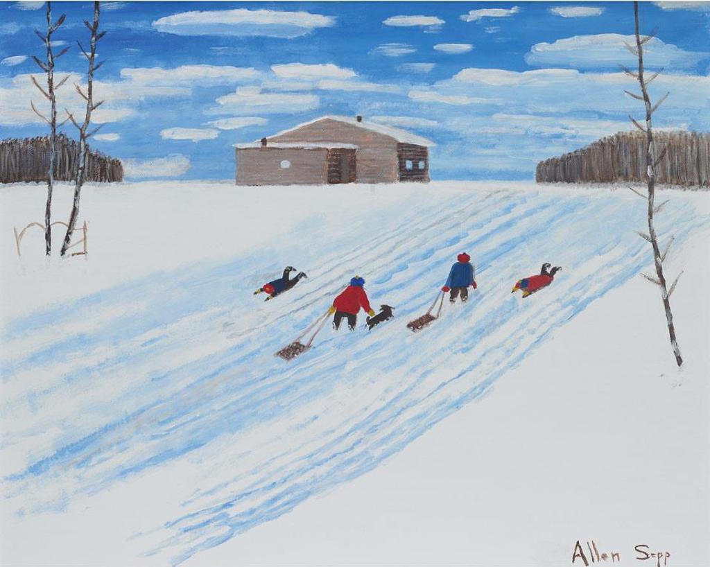 Allen Fredrick Sapp (1929-2015) - A Nice Day For Sledding