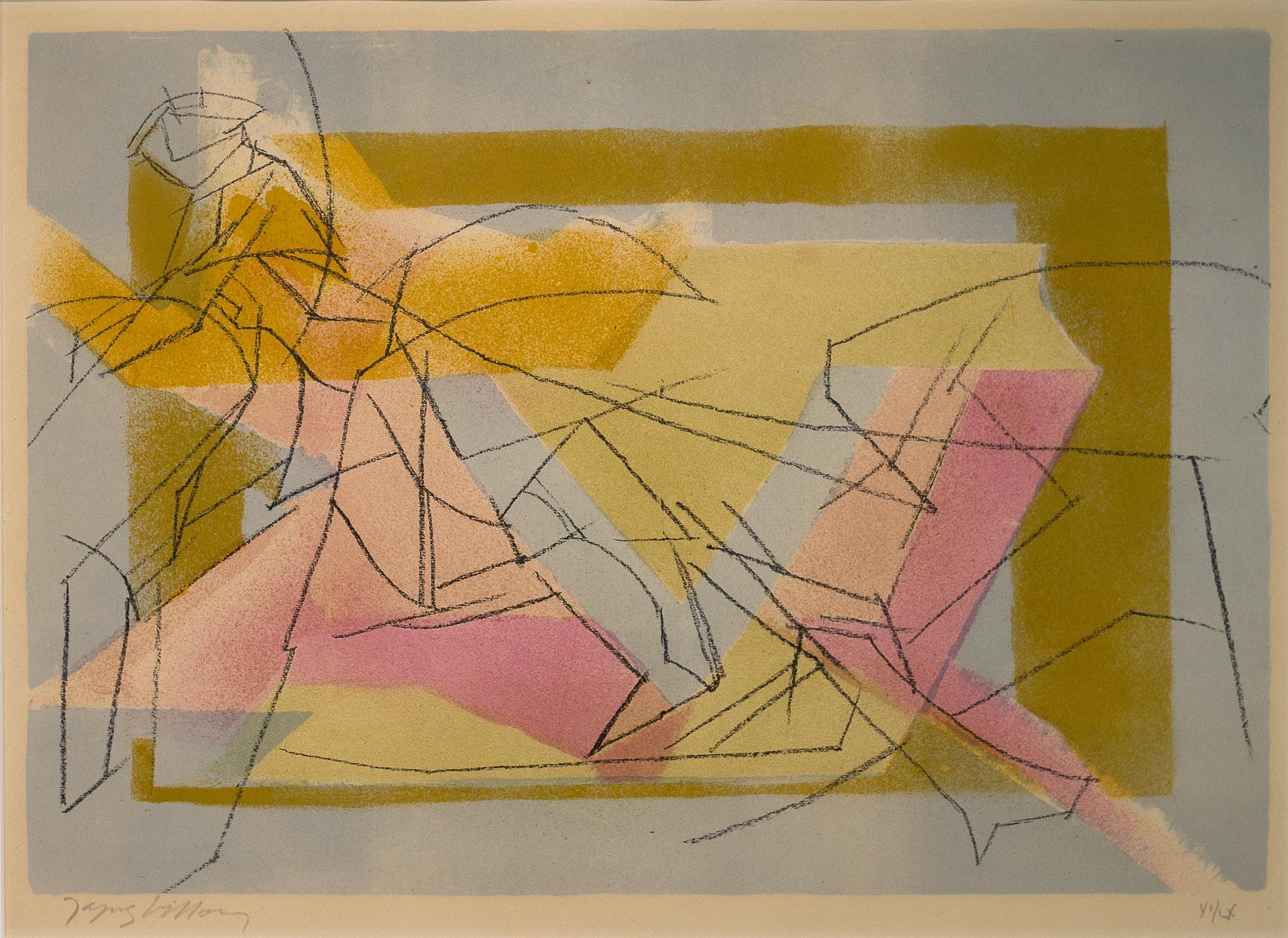 Jacques Villon (1875-1963) - L'Écuyère , 1950-51