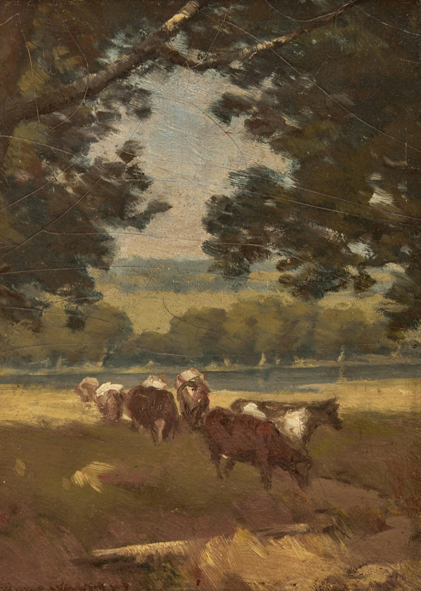 Homer Ransford Watson (1855-1936) - Untitled (Cows in a Pasture)