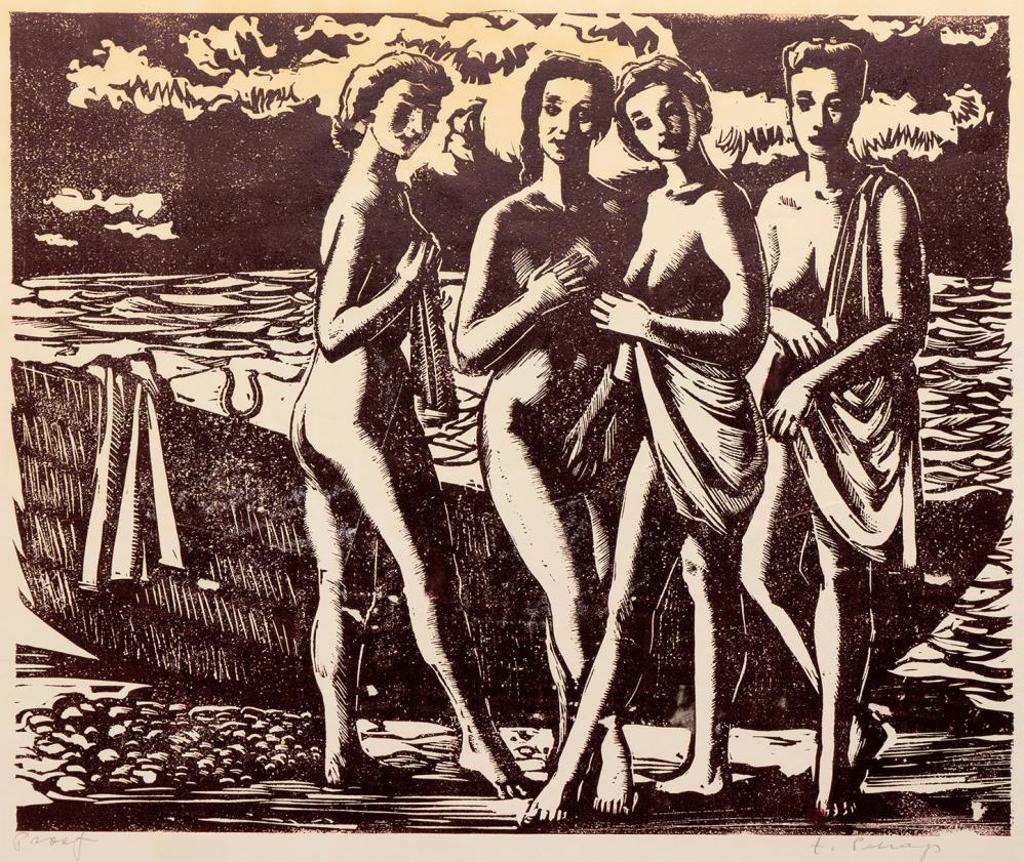 Eric Konstantin Pehap (1912-1971) - Untitled - Women Bathing