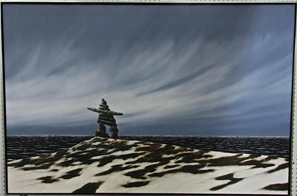 Kenneth (Ken) Michael Kirkby (1940-2023) - Sea And Inukshuk