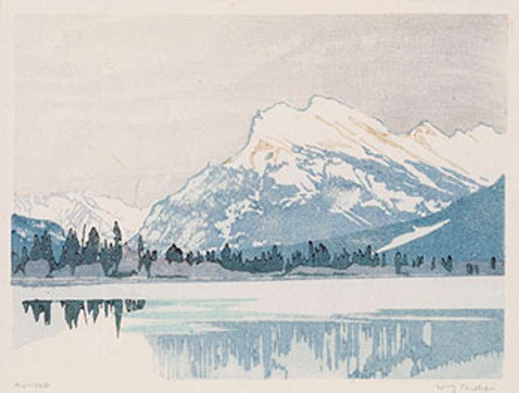 Walter Joseph (W.J.) Phillips (1884-1963) - Rundle, Winter
