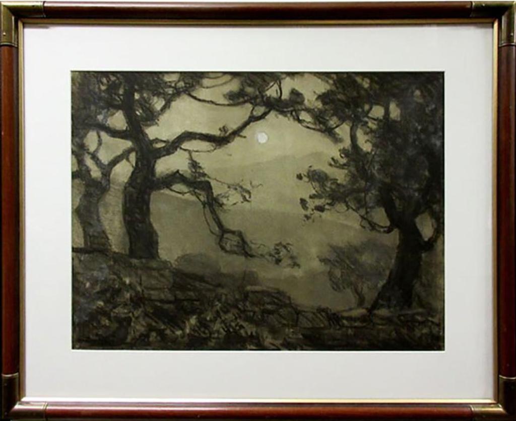 George Agnew Reid (1860-1947) - Moonlit Landscape