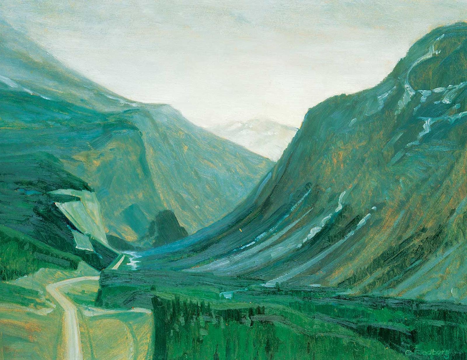 Gilbert A. Flodberg (1938) - Logan Pass, Going to the Sun Road