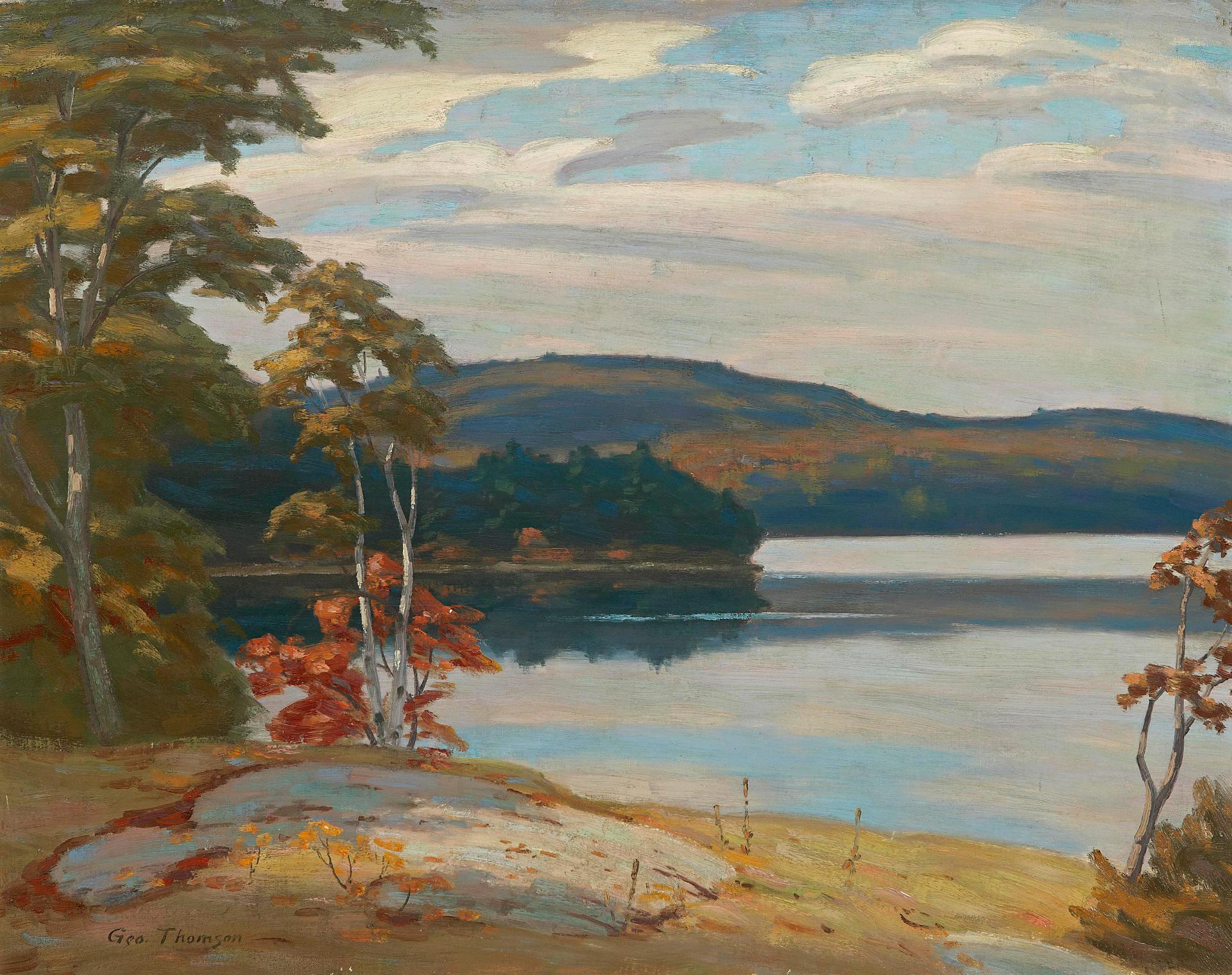 George Albert Thomson (1868-1965) - Bay at Dwight