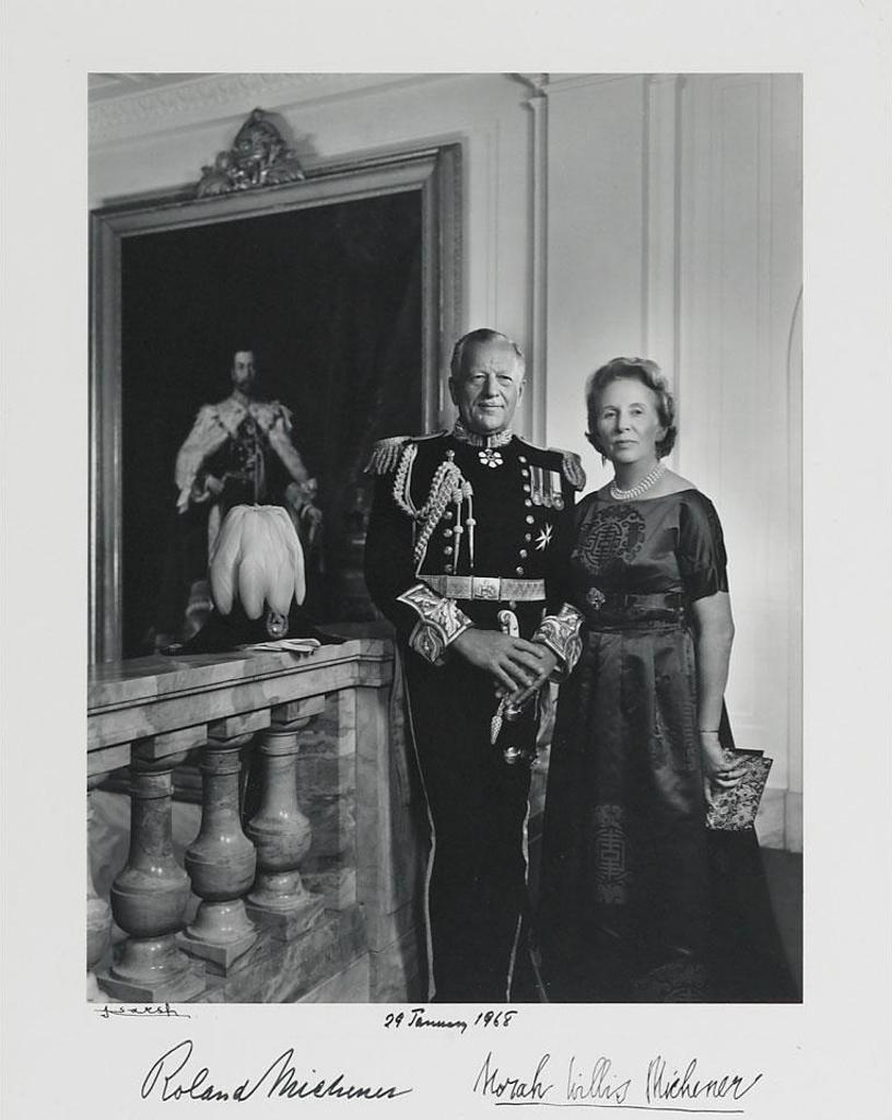 Yousuf Karsh (1908-2002) - ?the Right Honourable Roland Michener And Norah Willis Michener