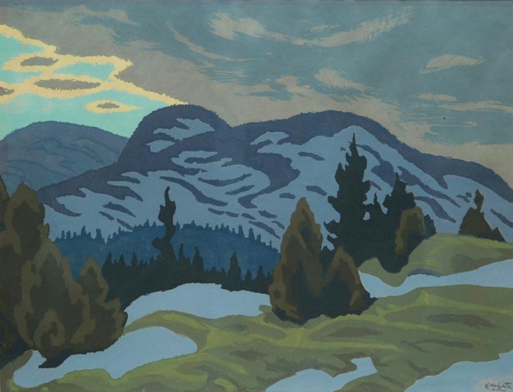 Edwin Headley Holgate (1892-1977) - Snow Clouds