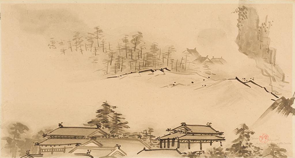 Takao Tanabe (1926) - Monastery after Sesshu