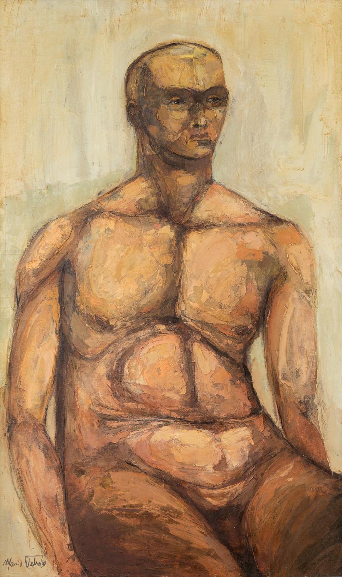 Mario Fabelo Estrada - Untitled - Male Nude Seated