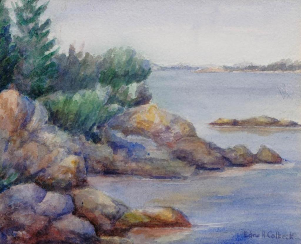 Edna Honeyford Colbeck (1892-1977) - Untitled - Lake Landscape