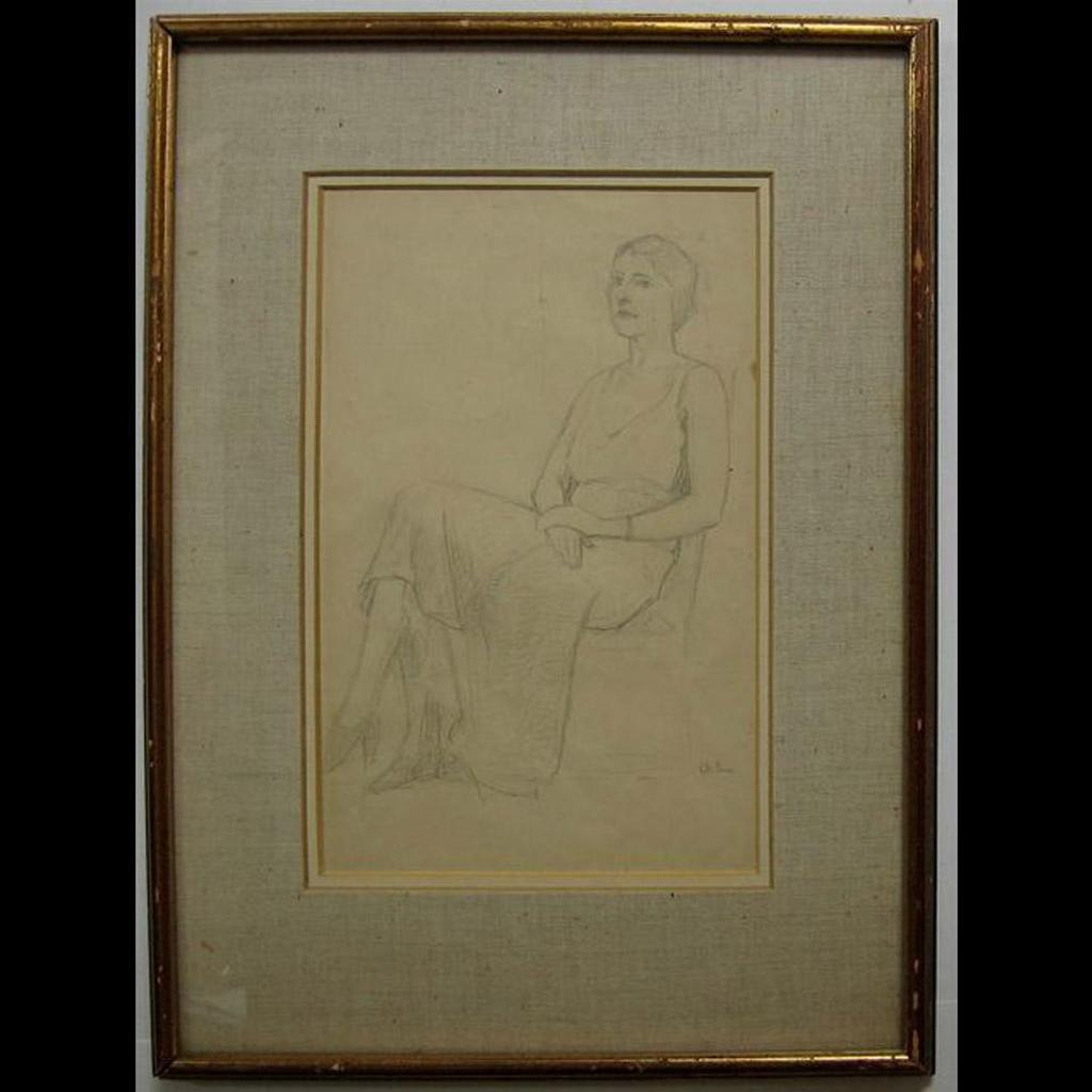 Ozias Leduc (1864-1955) - Portrait Of Florence Bindoff