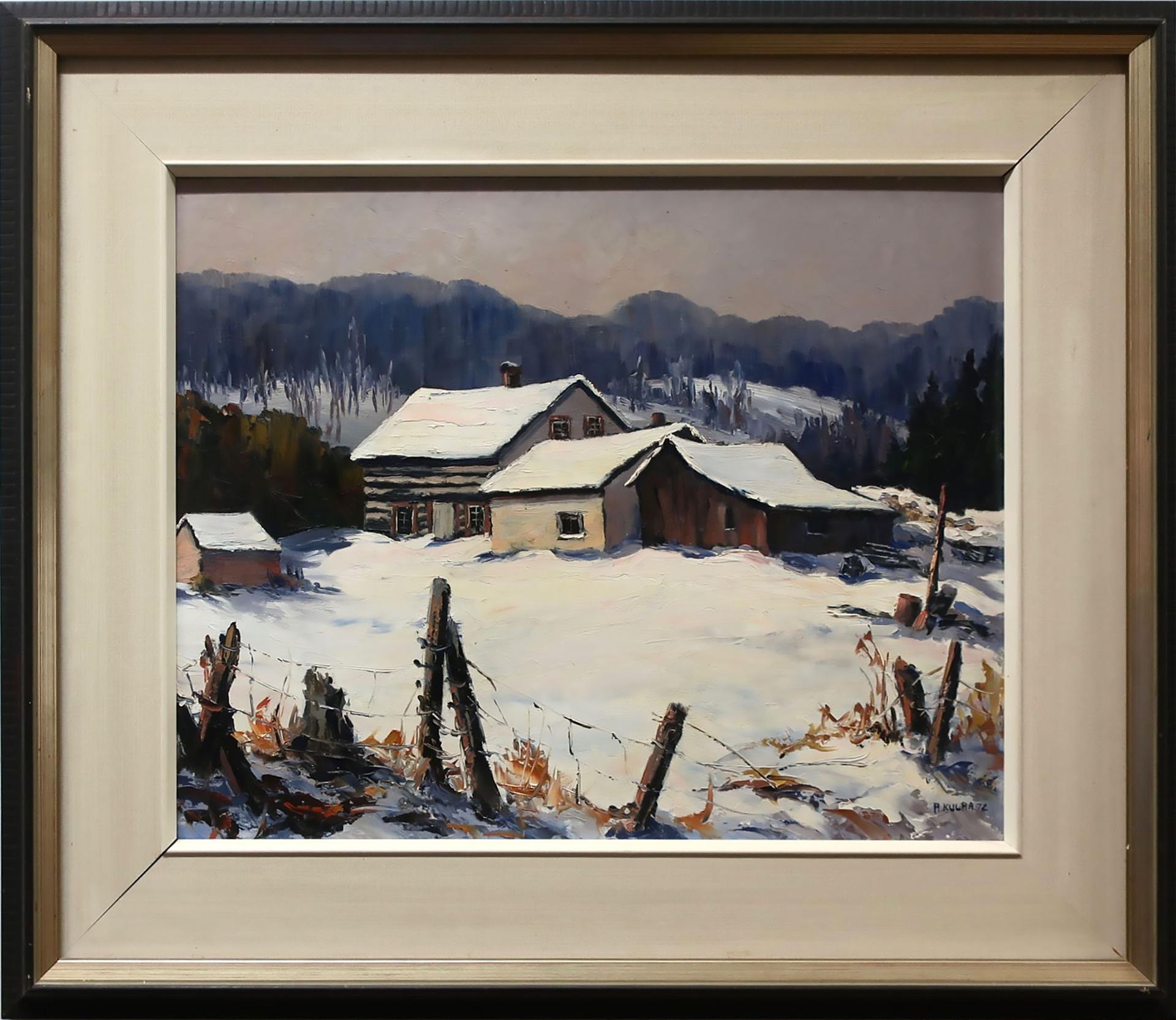 Pauline Holacin-Kulha (1933) - Old Homestead On Snow Valley Road