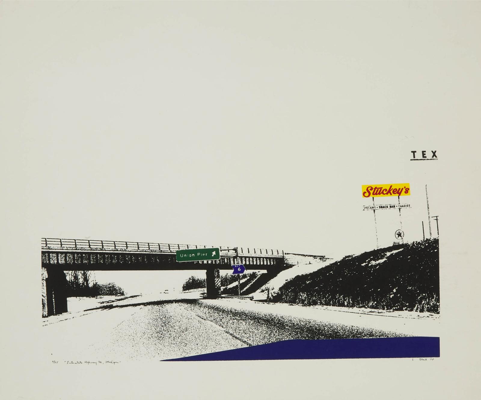 Larry Stark (1941) - Interstate Highway 90, Cleveland; Interstate Highway 94, Michigan, 1970