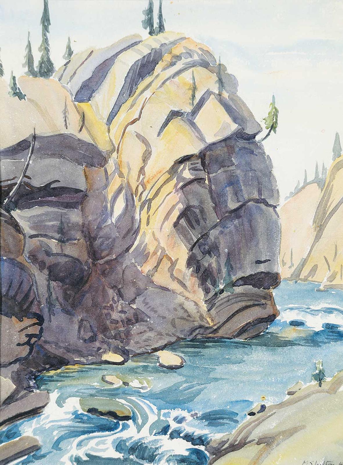 Margaret Dorothy Shelton (1915-1984) - Untitled - Buffalo Head Rock