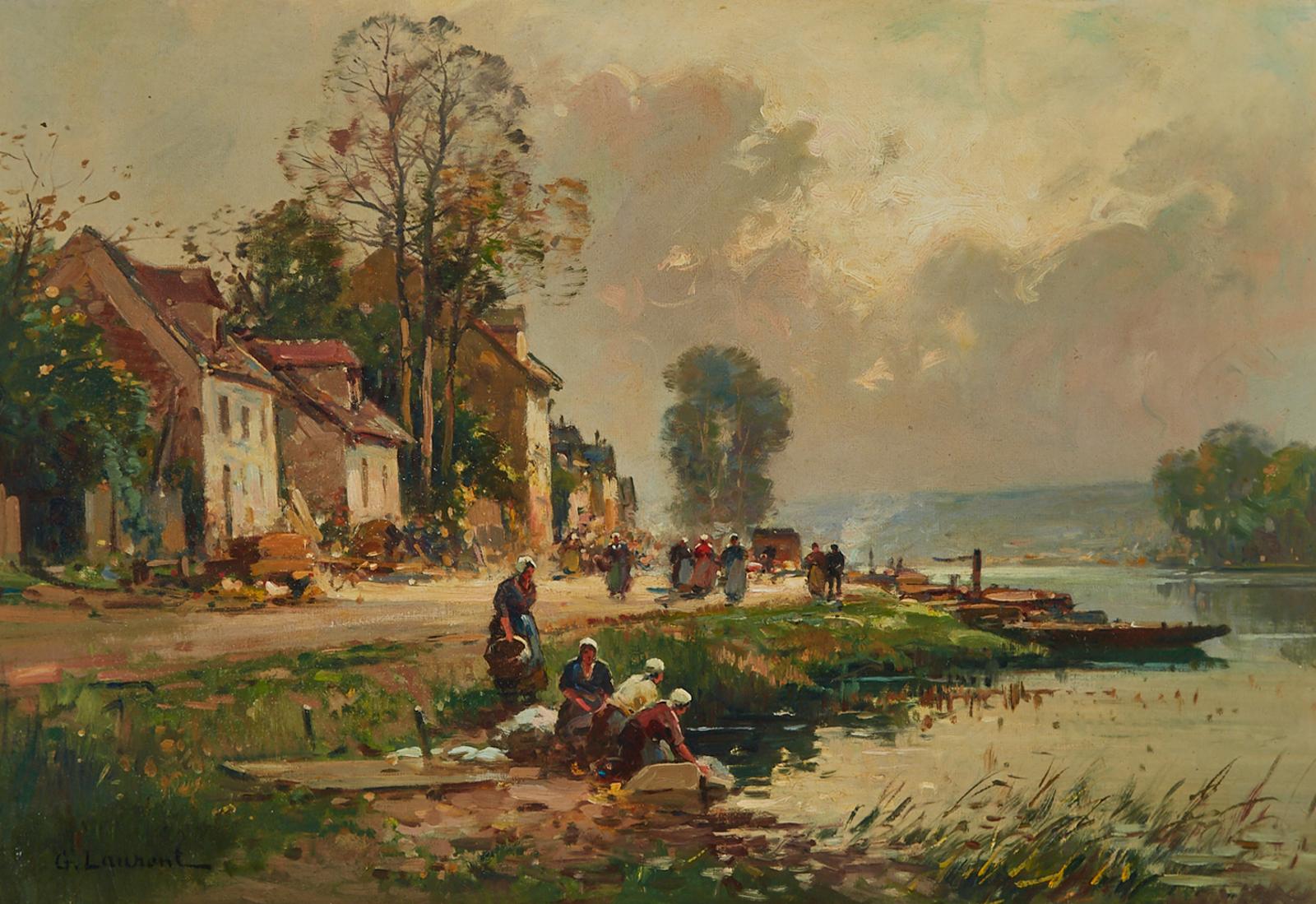 G. Laurent - Washing Day, Brittany