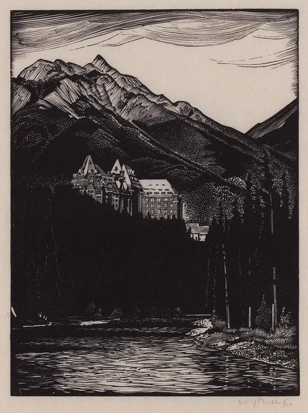 Walter Joseph (W.J.) Phillips (1884-1963) - Banff Springs Hotel