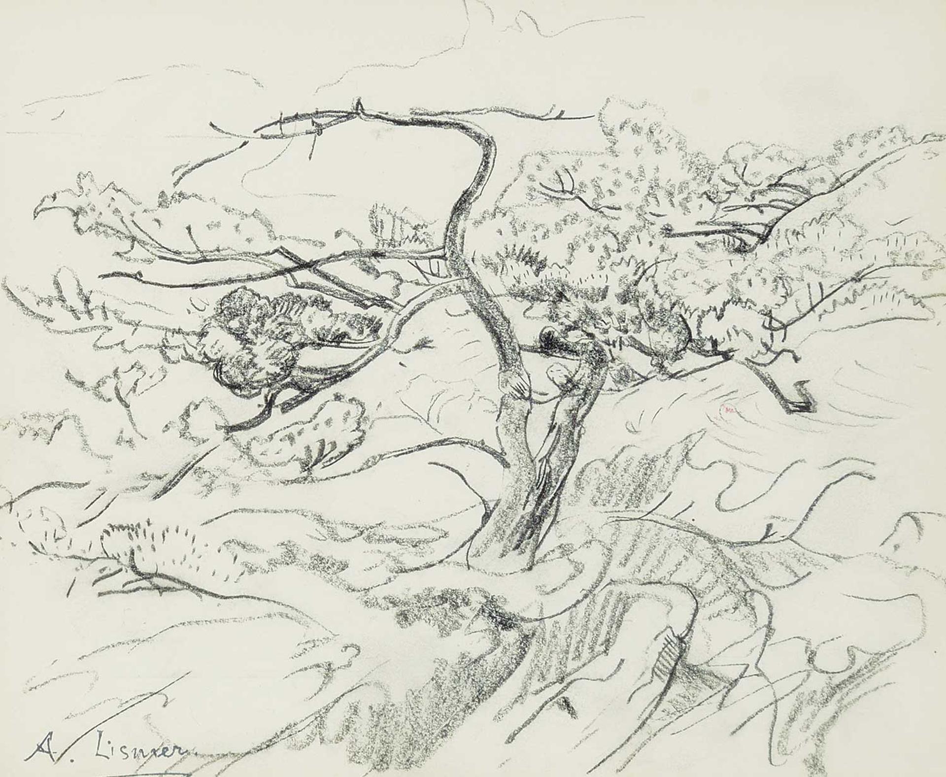 Arthur Lismer (1885-1969) - Windswept Pine, Georgian Bay