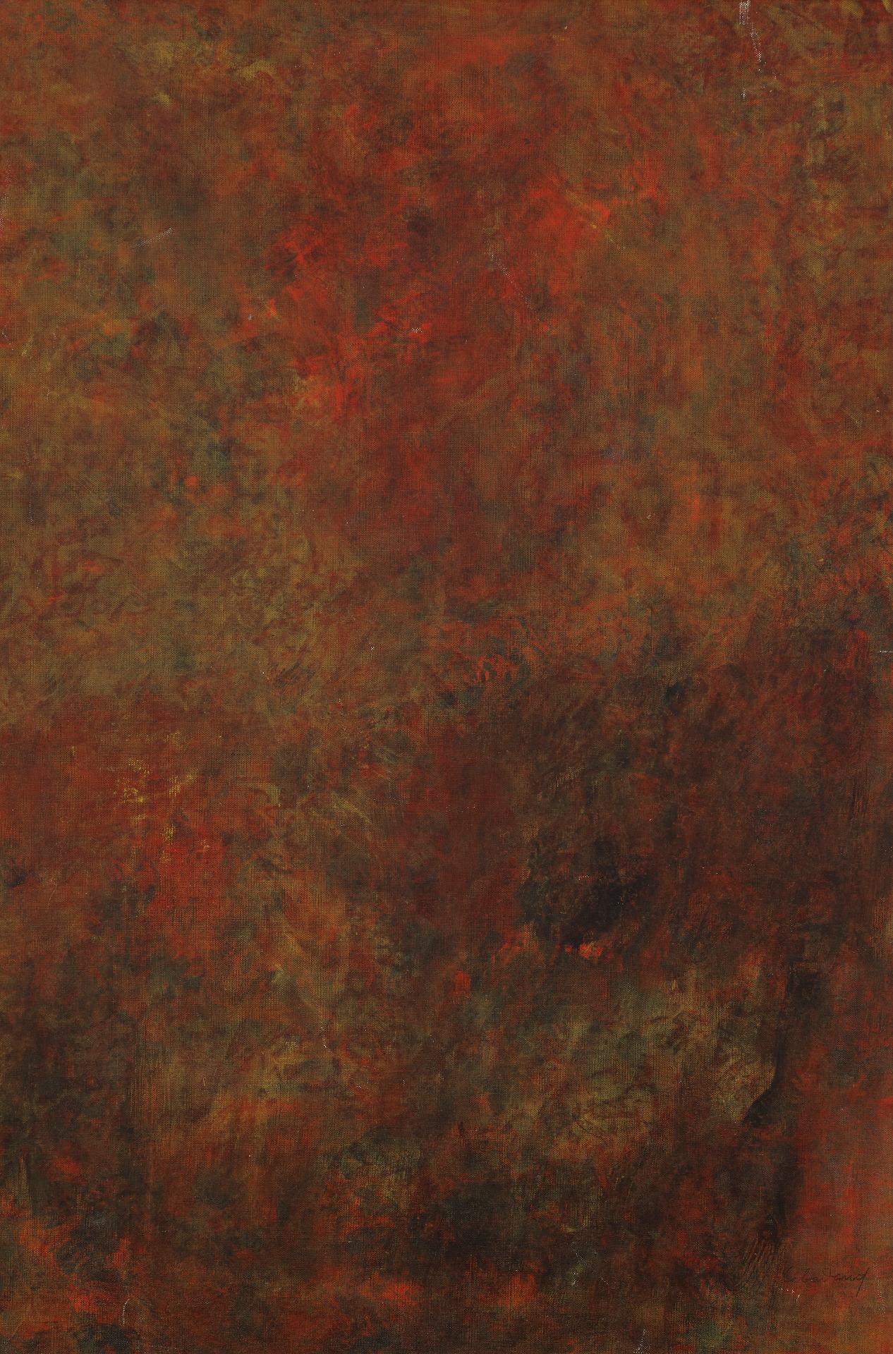 Lebedang - Untitled Abstract in Red, n.d.