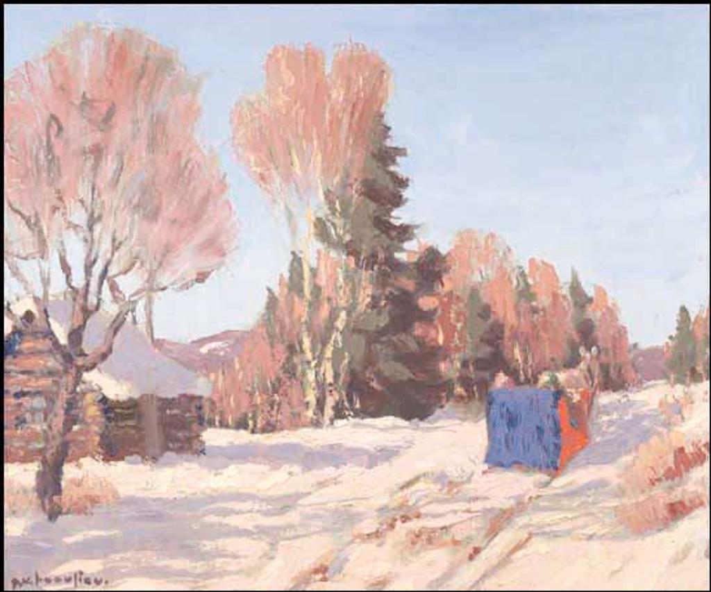 Paul Vanier Beaulieu (1910-1996) - Horse and Sleigh in Winter