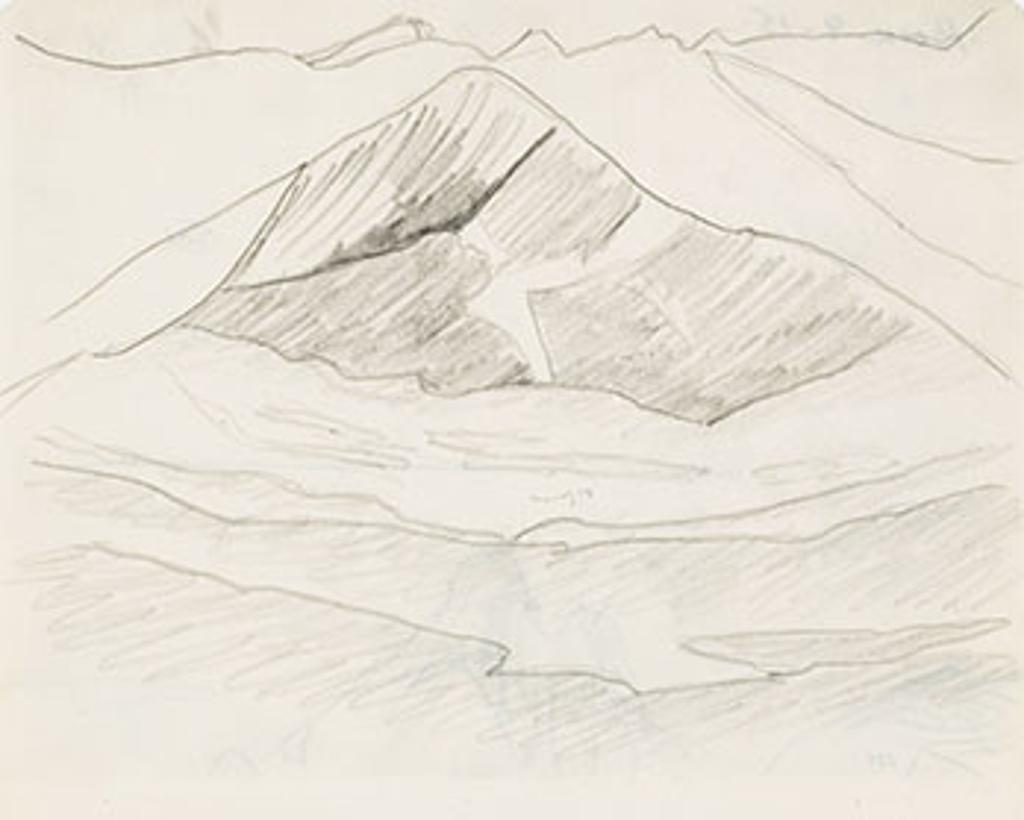 Lawren Stewart Harris (1885-1970) - Rocky Mountain Drawing 9 - 15
